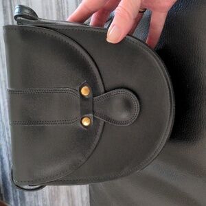 Small black over shoulder purse